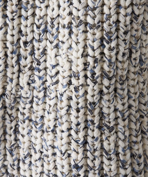 BEARDSLEY(ビアズリー)の「ハンドニットベスト(ベスト・レディース・ブルー/ピンク・FREE)」の4枚目の写真