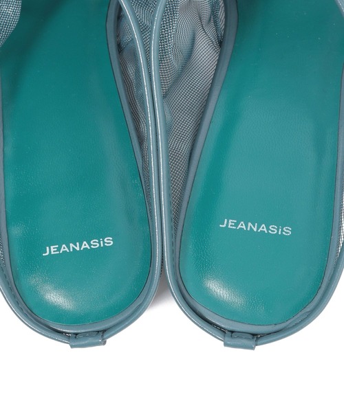 JEANASIS(ジーナシス)の「ギャザースクエアミュール/261969(パンプス・レディース・ブラック/ブルー/パイソン・MEDIUM/LARGE)」の15枚目の写真