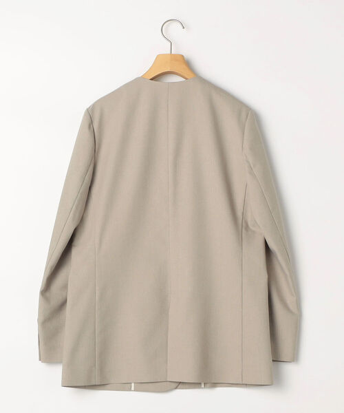 NOLLEY’S Sophi(ノーリーズソフィ)の「リネンツイルストレッチVネックノーカラージャケット(ノーカラージャケット・レディース・ベージュ/カーキ・38/36)」の18枚目の写真