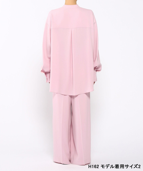 N.O.R.C（ノーク）の「バックサテンバンドカラーシャツ（シャツ/ブラウス・レディース・グリーン/ブラック/ホワイト・S/M）」の22枚目の写真