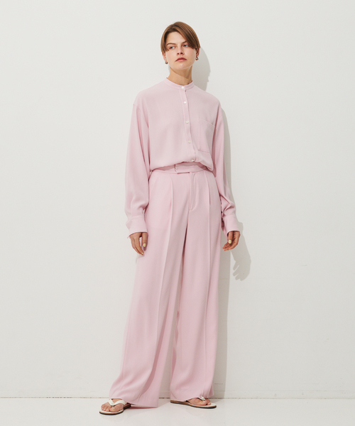 N.O.R.C（ノーク）の「バックサテンバンドカラーシャツ（シャツ/ブラウス・レディース・グリーン/ブラック/ホワイト・S/M）」の12枚目の写真