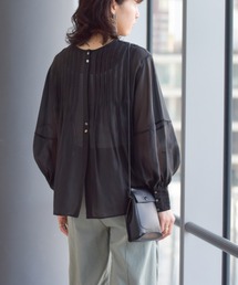 Ray BEAMS | RBS / シアー ピンタック ブラウス(シャツ/ブラウス)