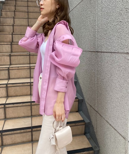 美シルエットのフリンジデニムパンツ