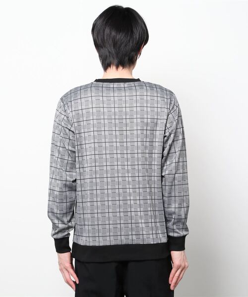 House of Blues(ハウスオブブルース)の「グレンチェックJQDクルーネックカットソー(Tシャツ/カットソー・メンズ・A/B・M/L)」の4枚目の写真
