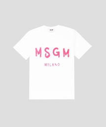 MSGM | 【NEW】MSGM ブラッシュロゴTシャツ(Tシャツ/カットソー)