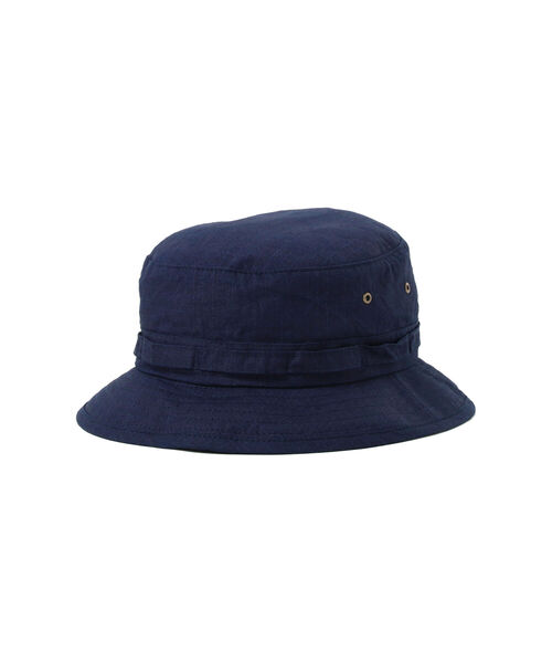 BEAMS PLUS(ビームスプラス)の「BEAMS PLUS / インディゴ リップストップ ジャングルハット(キャップ・メンズ・インディゴブルー・ONE SIZE)」の1枚目の写真