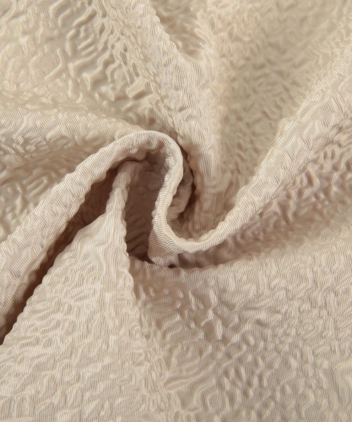 UR'S（ユアーズ）の「ふくれｼﾞｬｶﾞｰﾄﾞﾍﾟﾌﾟﾗﾑﾄｯﾌﾟｽ（Tシャツ/カットソー・レディース・オフホワイト/グリーン/グレイッシュベージュ/ブラック/ホワイト・L/M/S）」の14枚目の写真