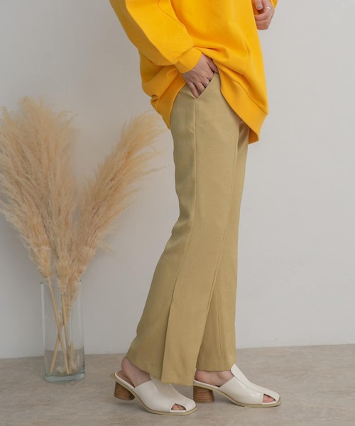 KBF（ケイビーエフ）の「サイドスリットフレアパンツ（その他パンツ・レディース・ブラック/ベージュ系その他/グリーン・ONE）」の10枚目の写真