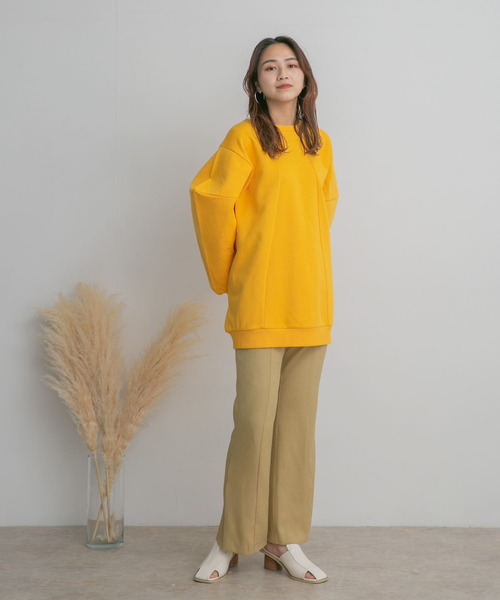 KBF（ケイビーエフ）の「サイドスリットフレアパンツ（その他パンツ・レディース・ブラック/ベージュ系その他/グリーン・ONE）」の13枚目の写真