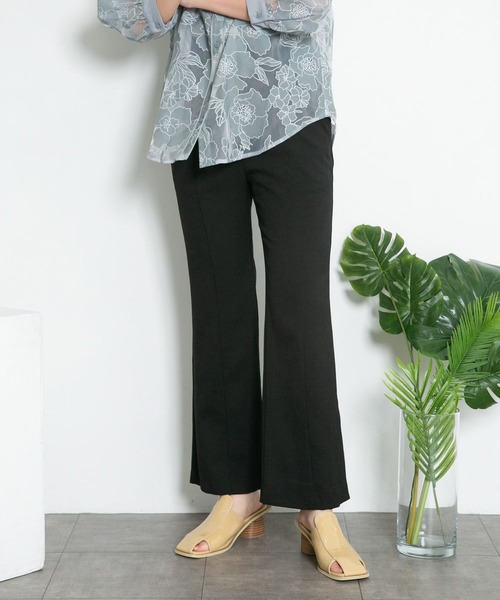 KBF（ケイビーエフ）の「サイドスリットフレアパンツ（その他パンツ・レディース・ブラック/ベージュ系その他/グリーン・ONE）」の15枚目の写真