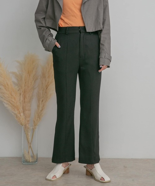 KBF（ケイビーエフ）の「サイドスリットフレアパンツ（その他パンツ・レディース・ブラック/ベージュ系その他/グリーン・ONE）」の20枚目の写真