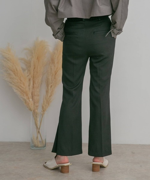 KBF（ケイビーエフ）の「サイドスリットフレアパンツ（その他パンツ・レディース・ブラック/ベージュ系その他/グリーン・ONE）」の21枚目の写真