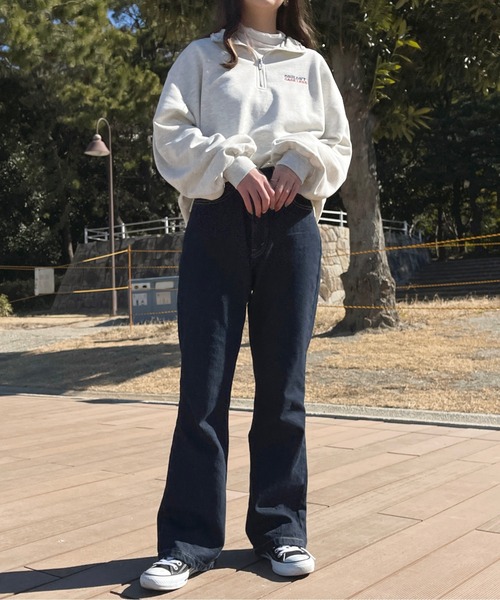 apres jour(アプレジュール)の「ハーフジップスウェット【ZOZOTOWN限定アイテム】(スウェット・レディース・ナチュラル/アイボリー/オレンジ/ブラック・フリー/X-LARGE)」の21枚目の写真