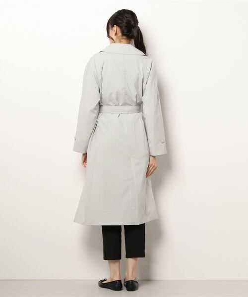 Te chichi（テチチ）の「オーバートレンチコート（トレンチコート・レディース・グレー/ネイビー/ミント・ﾌﾘ-）」の5枚目の写真