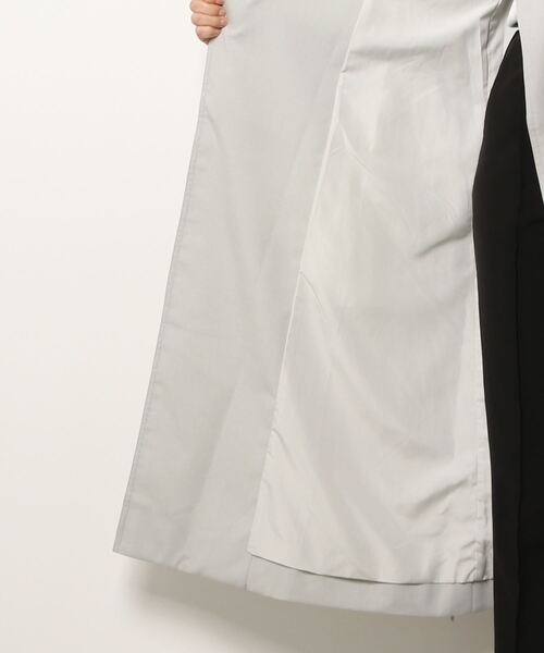 Te chichi（テチチ）の「オーバートレンチコート（トレンチコート・レディース・グレー/ネイビー/ミント・ﾌﾘ-）」の6枚目の写真