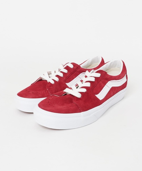 VANS（バンズ）の「VANS　SK8-LOW（スニーカー・レディース・ブラック/レッド・6/5/5.5）」の5枚目の写真