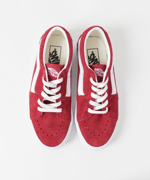 VANS（バンズ）の「VANS　SK8-LOW（スニーカー・レディース・ブラック/レッド・6/5/5.5）」の7枚目の写真