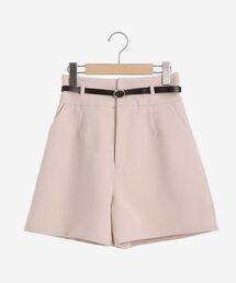 MAJESTIC LEGON | ベルト付ハイウエストショートパンツ(その他パンツ)