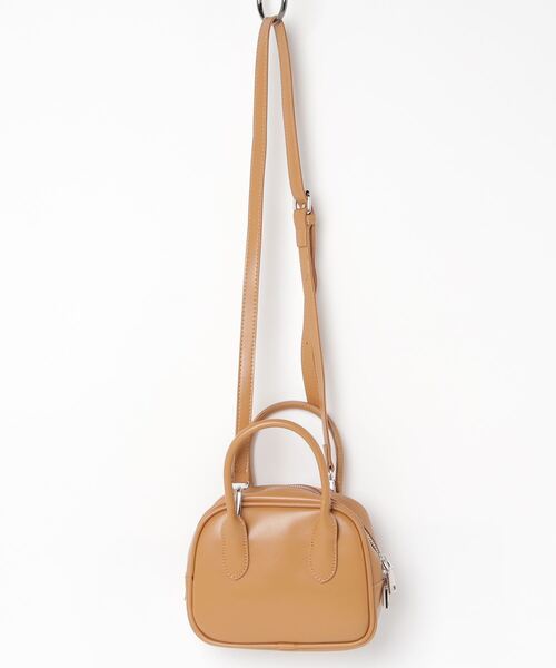 CORPUS TOKYO(コーパス トーキョー)の「ミニボストン型ショルダーバッグ(ショルダーバッグ・レディース・ホワイト/ブラック/ブラウン/ピンク/ブルー/グリーン・FREE)」の7枚目の写真