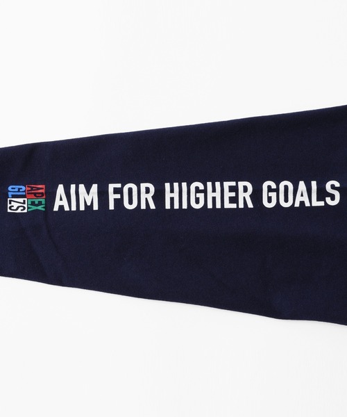 GLAZOS（グラソス）の「天竺・USAコットンドロップショルダー バックプリントＢＩＧロゴ長袖Ｔシャツ（Tシャツ/カットソー・キッズ・ホワイト/チャコールグレー/ネイビー・130cm/160cm/150cm/170cm/140cm）」の13枚目の写真