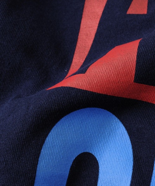 GLAZOS（グラソス）の「天竺・USAコットンドロップショルダー バックプリントＢＩＧロゴ長袖Ｔシャツ（Tシャツ/カットソー・キッズ・ホワイト/チャコールグレー/ネイビー・130cm/160cm/150cm/170cm/140cm）」の15枚目の写真