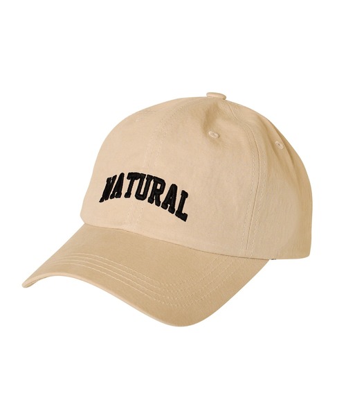 14+（イチヨンプラス）の「NATURAL刺繍デザインコットンキャップ（キャップ・レディース・ライトピンク/ベージュ/ブラック・FREE）」の2枚目の写真