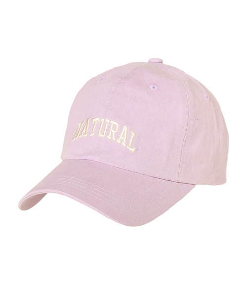 14+（イチヨンプラス）の「NATURAL刺繍デザインコットンキャップ（キャップ・レディース・ライトピンク/ベージュ/ブラック・FREE）」の3枚目の写真