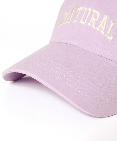 14+（イチヨンプラス）の「NATURAL刺繍デザインコットンキャップ（キャップ・レディース・ライトピンク/ベージュ/ブラック・FREE）」の9枚目の写真