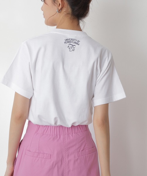 N.(N. Natural Beauty Basic)(エヌエヌナチュラルビューティーベーシック)の「PENNSYL VANIA Tシャツ(Tシャツ/カットソー・レディース・ホワイト・MEDIUM)」の7枚目の写真
