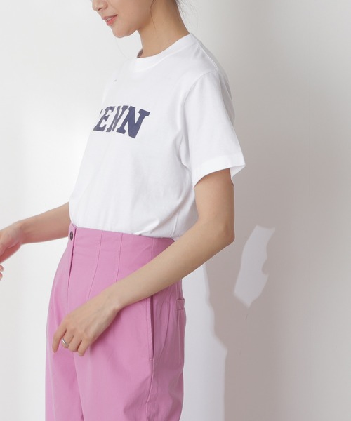 N.(N. Natural Beauty Basic)(エヌエヌナチュラルビューティーベーシック)の「PENNSYL VANIA Tシャツ(Tシャツ/カットソー・レディース・ホワイト・MEDIUM)」の6枚目の写真
