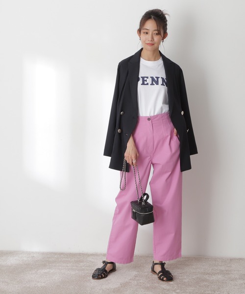 N.(N. Natural Beauty Basic)(エヌエヌナチュラルビューティーベーシック)の「PENNSYL VANIA Tシャツ(Tシャツ/カットソー・レディース・ホワイト・MEDIUM)」の5枚目の写真