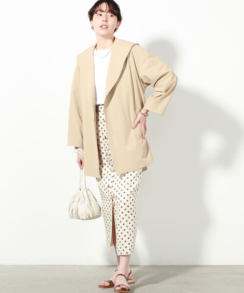 PATOU ワイドスリーブセーラーコート38パープル PATOU ワイドスリーブセーラーコート38パープル