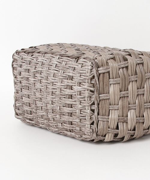 MAKE UP(メイクアップ)の「MAKE UP 軽量PEトートバックL/かごバッグ(巾着付)(トートバッグ・レディース・ダークブラウン/ベージュ/グレー/アイボリー・FREE)」の22枚目の写真