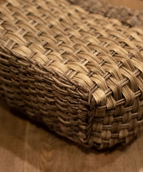 MAKE UP(メイクアップ)の「MAKE UP 軽量PEトートバックL/かごバッグ(巾着付)(トートバッグ・レディース・ダークブラウン/ベージュ/グレー/アイボリー・FREE)」の20枚目の写真