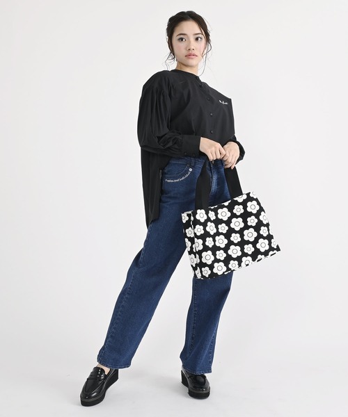 MARY QUANT フラワープリント トートバッグ imgrc0090079721.jpg