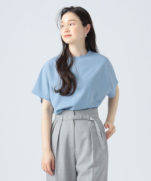 BEAMS HEART（ビームスハート）の「バックラッフル プルオーバー（Tシャツ/カットソー・レディース・ブラウン/ブラック/オフホワイト/サックスブルー・FREE）」の4枚目の写真