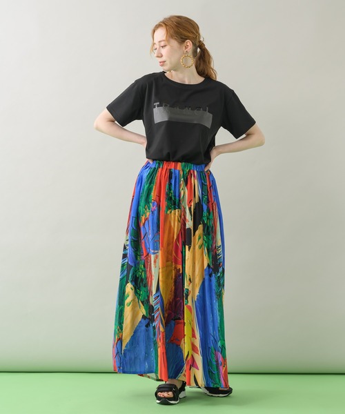 malla(マーラ)の「malla イペカビスコースペイントパンツ(その他パンツ・レディース・オレンジ・FREE)」の9枚目の写真