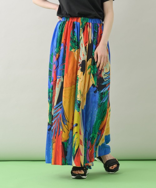 malla(マーラ)の「malla イペカビスコースペイントパンツ(その他パンツ・レディース・オレンジ・FREE)」の11枚目の写真