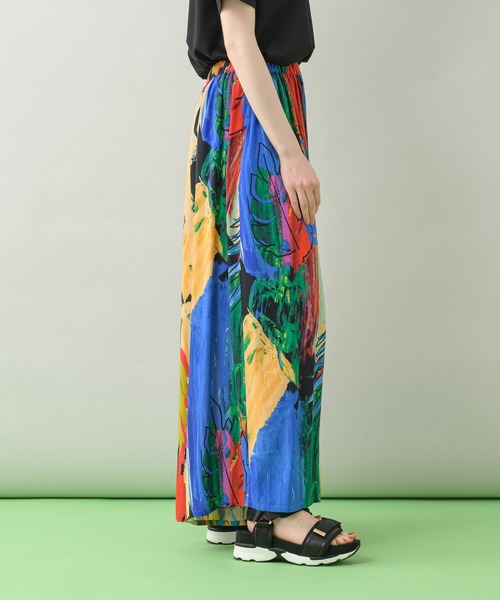 malla(マーラ)の「malla イペカビスコースペイントパンツ(その他パンツ・レディース・オレンジ・FREE)」の13枚目の写真