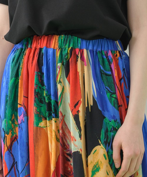 malla(マーラ)の「malla イペカビスコースペイントパンツ(その他パンツ・レディース・オレンジ・FREE)」の16枚目の写真