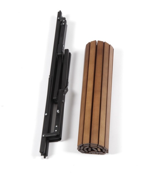 BAYFLOW(ベイフロー)の「【QUICKCAMP(クイックキャンプ)】X脚 ウッドロールローテーブル 90×60(アウトドアグッズ・レディース・ブラウン・0)」の16枚目の写真