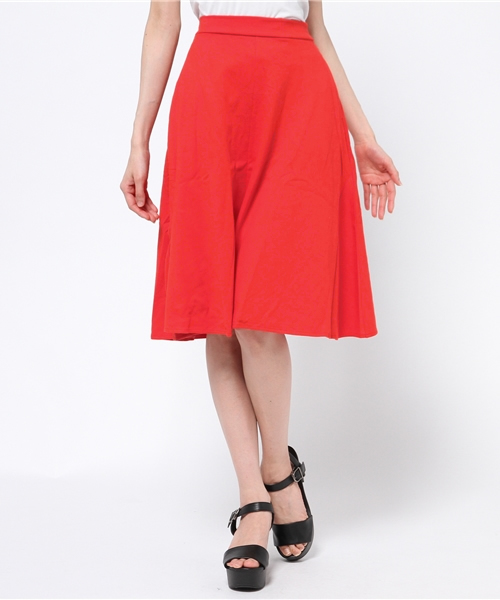 WEGO(ウィゴー)の「WEGO/ミディ丈サーキュラースカート(スカート・レディース・ブラック/ブルー系その他/レッド/ホワイト系その他・FREE)」の15枚目の写真