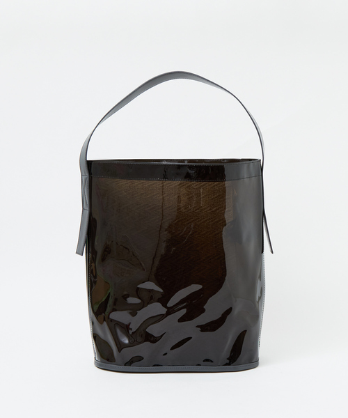 qualite（カリテ）の「【大人のクリアバッグ】PVCトート(ジュートポーチ付き)/A4トートバッグ/プールバッグ/海（トートバッグ・レディース・クリア/ベージュ/ブラック・フリー）」の10枚目の写真