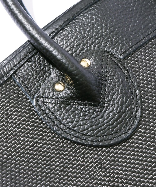 YOUNG&OLSEN The DRYGOODS STORE(ヤングアンドオルセン)の「YOUNG&OLSEN/ヤングアンドオルセン PANAMA CARRYALL TOTE L トートバッグ ハンドバック パナマ(トートバッグ・レディース・ブラック/ブラウン/ベージュ・FREE)」の8枚目の写真