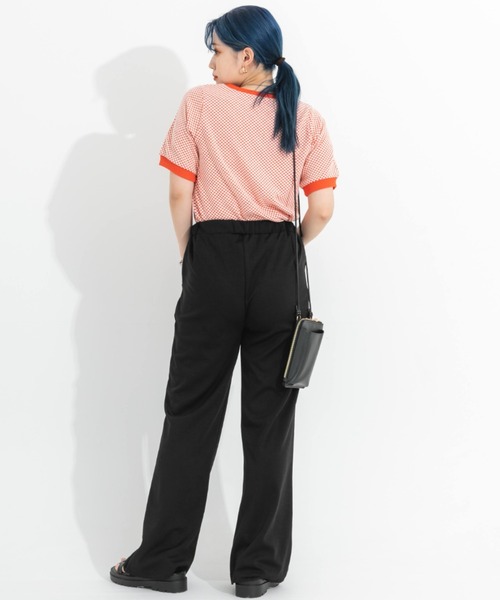 nemne store(ネンネストア)の「ポンチフレアパンツ(その他パンツ・レディース・ブラック/レッド/ブルー/アイボリー・SMALL/MEDIUM)」の8枚目の写真