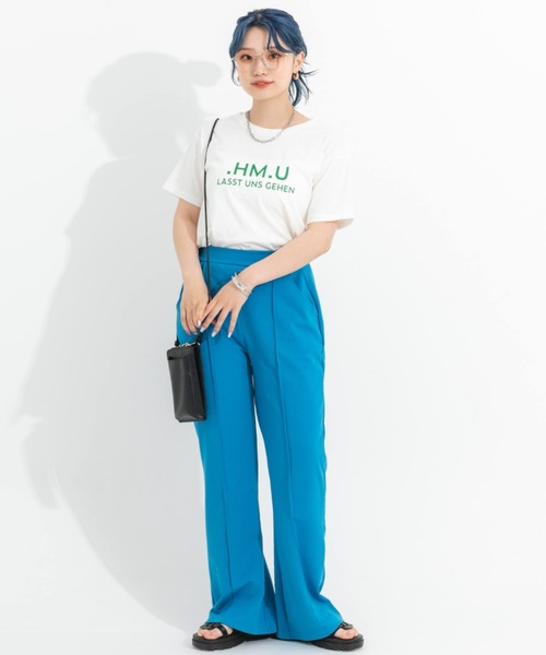 nemne store(ネンネストア)の「ポンチフレアパンツ(その他パンツ・レディース・ブラック/レッド/ブルー/アイボリー・SMALL/MEDIUM)」の12枚目の写真