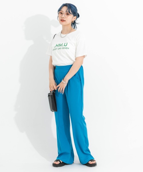 nemne store(ネンネストア)の「ポンチフレアパンツ(その他パンツ・レディース・ブラック/レッド/ブルー/アイボリー・SMALL/MEDIUM)」の13枚目の写真