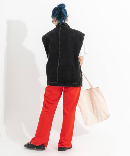 nemne store(ネンネストア)の「ポンチフレアパンツ(その他パンツ・レディース・ブラック/レッド/ブルー/アイボリー・SMALL/MEDIUM)」の22枚目の写真