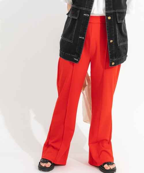 nemne store(ネンネストア)の「ポンチフレアパンツ(その他パンツ・レディース・ブラック/レッド/ブルー/アイボリー・SMALL/MEDIUM)」の17枚目の写真