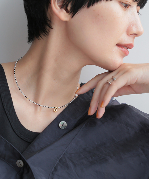 セール】SLOBE IENA beads ロゴネックレス（ネックレス）｜SLOBE